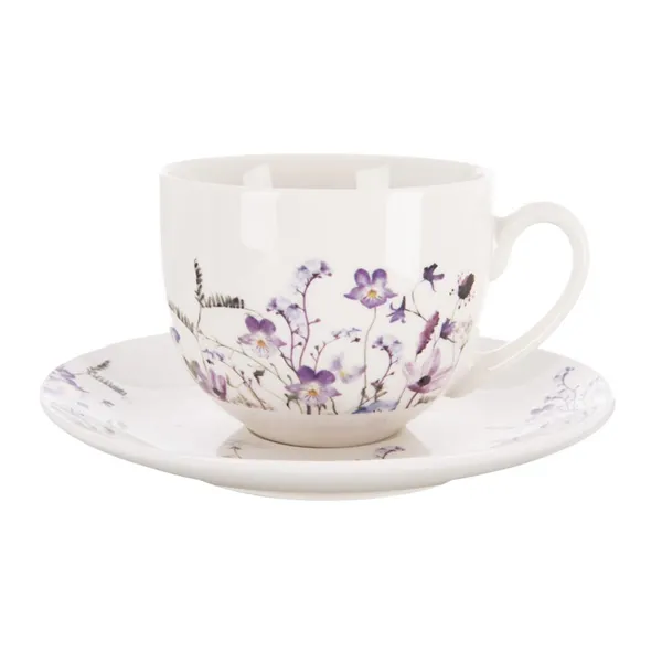 Hrnek + podšálek z porcelánu LOUKA 0,28 l O0650