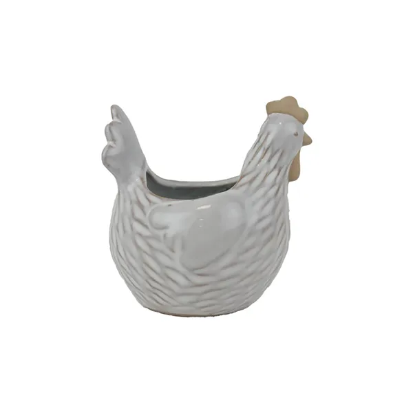 Dekorace slepička k osázení X8079