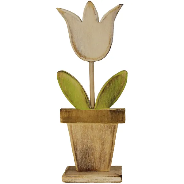 Dřevěný tulipán střední D0251/S