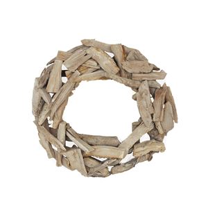Věnec z dřívek šedý pr. 30 cm P0270