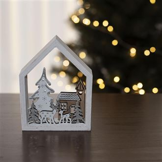 Vánoční dekorace - domeček D3516