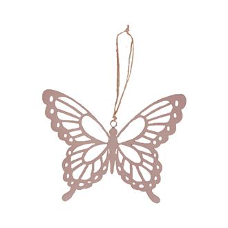 Závěsný motýl růžový K1446-05