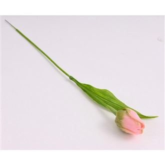 Umělý tulipán růžovozelený 371309-05 Sleva nad 6ks!
