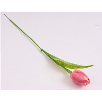Umělý tulipán starorůžový 371309-07