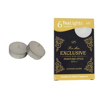 Svíčka čajová EXCLUSIVE FOR MEN 6ks MSC-TL101