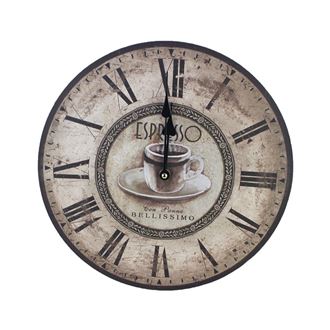 Hodiny pr. 34 cm CAFÉ 355209