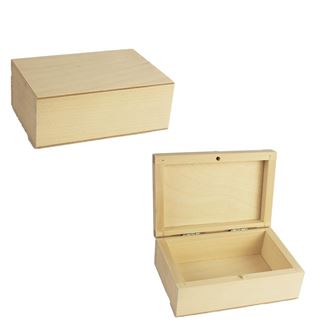 Dřevěný box s víkem 097038