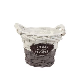 Obal bílo-hnědý pr. 15cm P0550/1