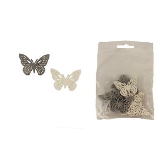 Dekorační motýl, 12 ks D3695