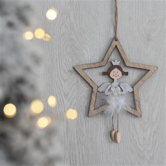 Vánoční dekorace hvězda D3161