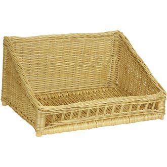 basket white light willow stick 49x37/10-25,5cm 291566