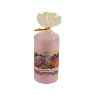 Svíčka Aroma s vůní - válec  - Berries Ice Cream MB0004