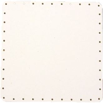 sololak bílý čtver.19x19cm s otvory 22B1919C