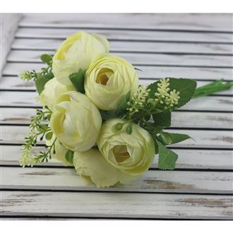 kytice ranunculus 27 cm, ŽLUTÁ