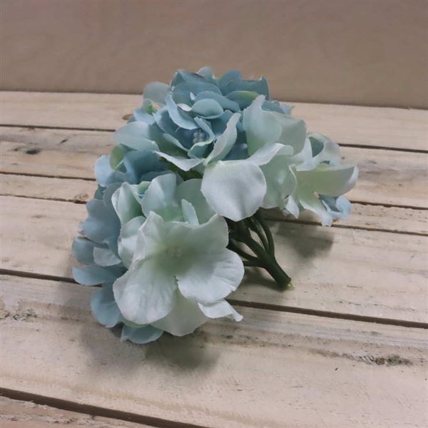Květ hortenzie světle modrá, 6 ks 371194-13