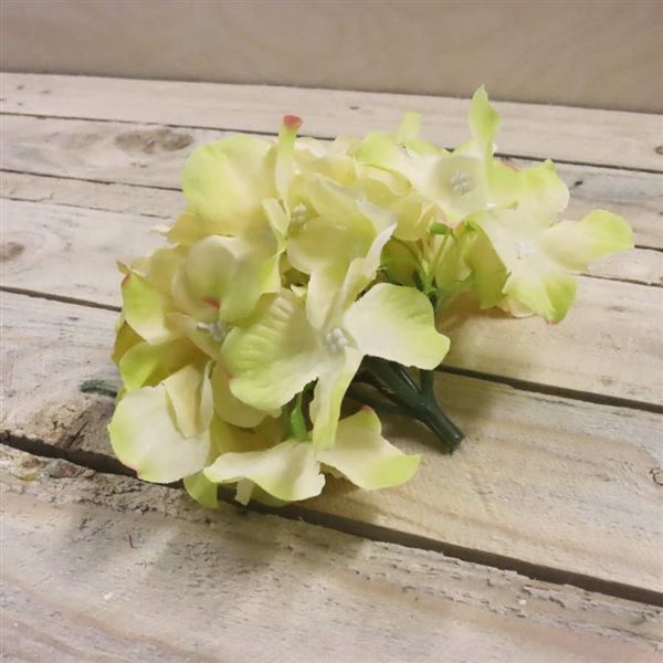 Květ hortenzie světle zelená, 6 ks 371194-15