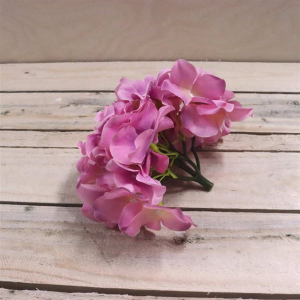 Květ hortenzie růžová, 6 ks 371194-07