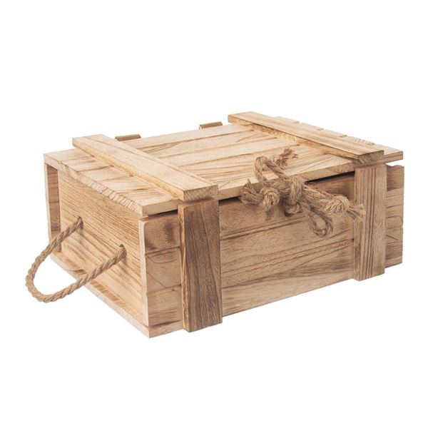 Dřevěná truhla dárková O0014