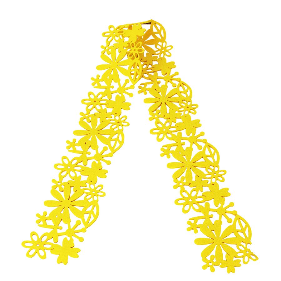 Flísová dekorace žlutá X1258-02