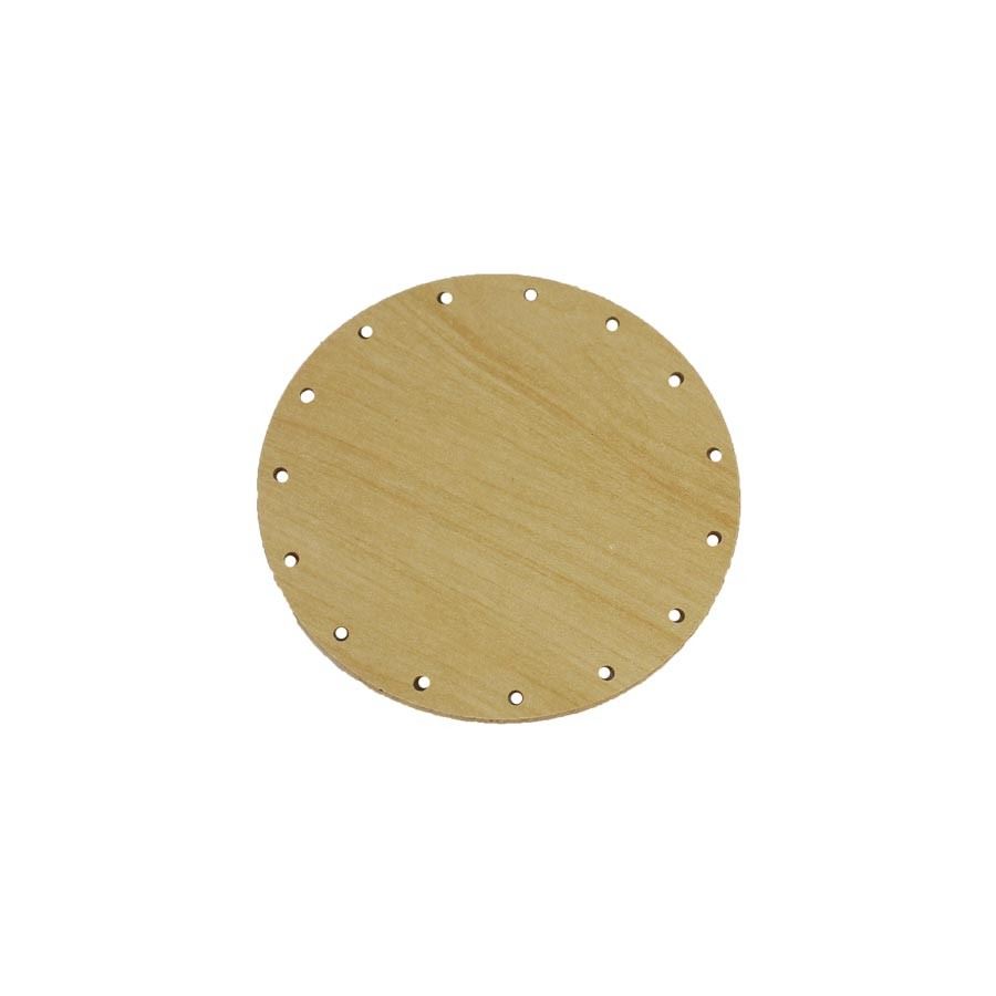 Dno na pletení z pedigu - sololak javor pr.10cm s otvory 22J0010K