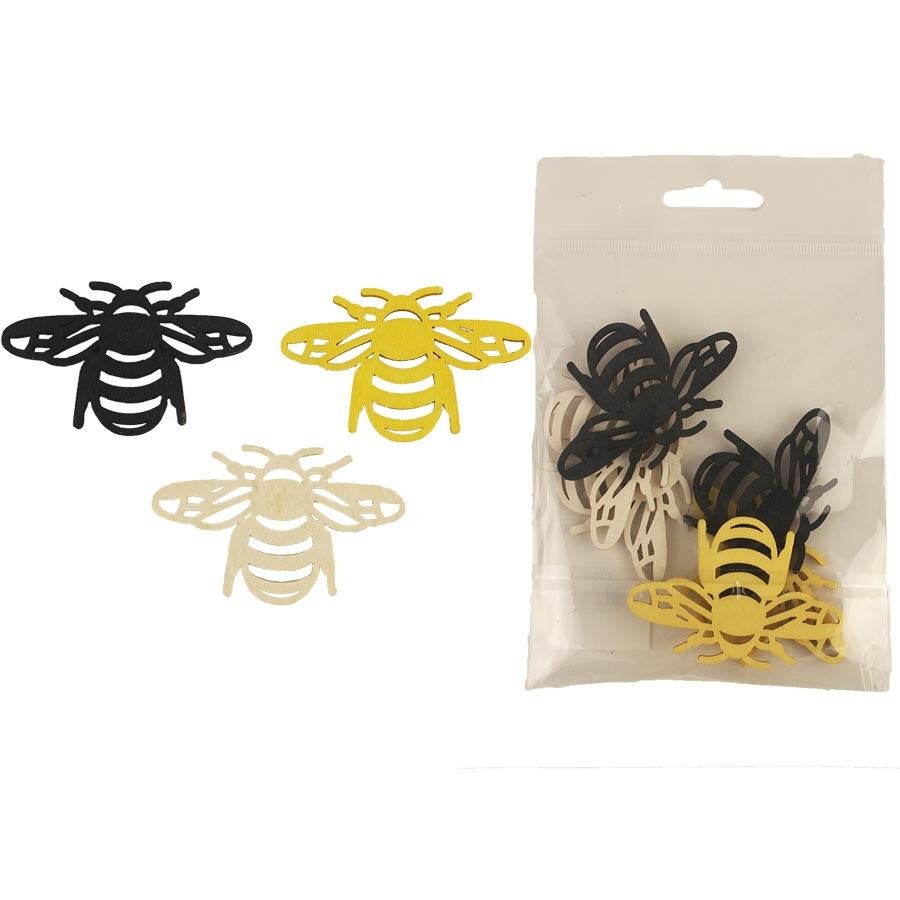 Dekorační včely 6ks D3000
