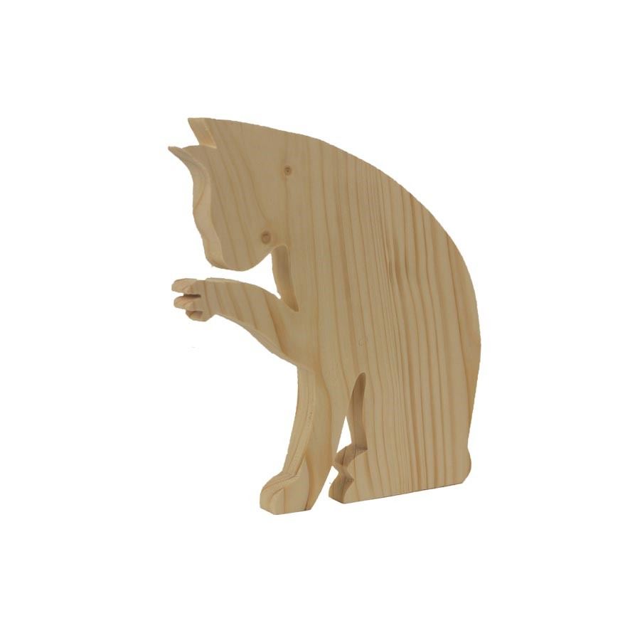 Dřevěná kočka 097107