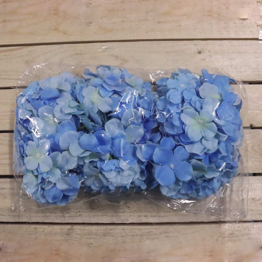 Květ hortenzie modrá, 6 ks 371194-32