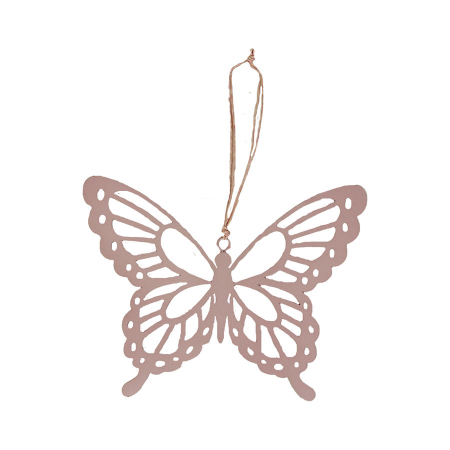 Závěsný motýl růžový K1445-05