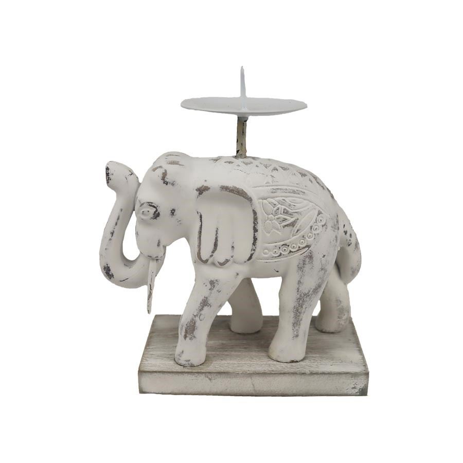 Dekorační svícen slon D5364