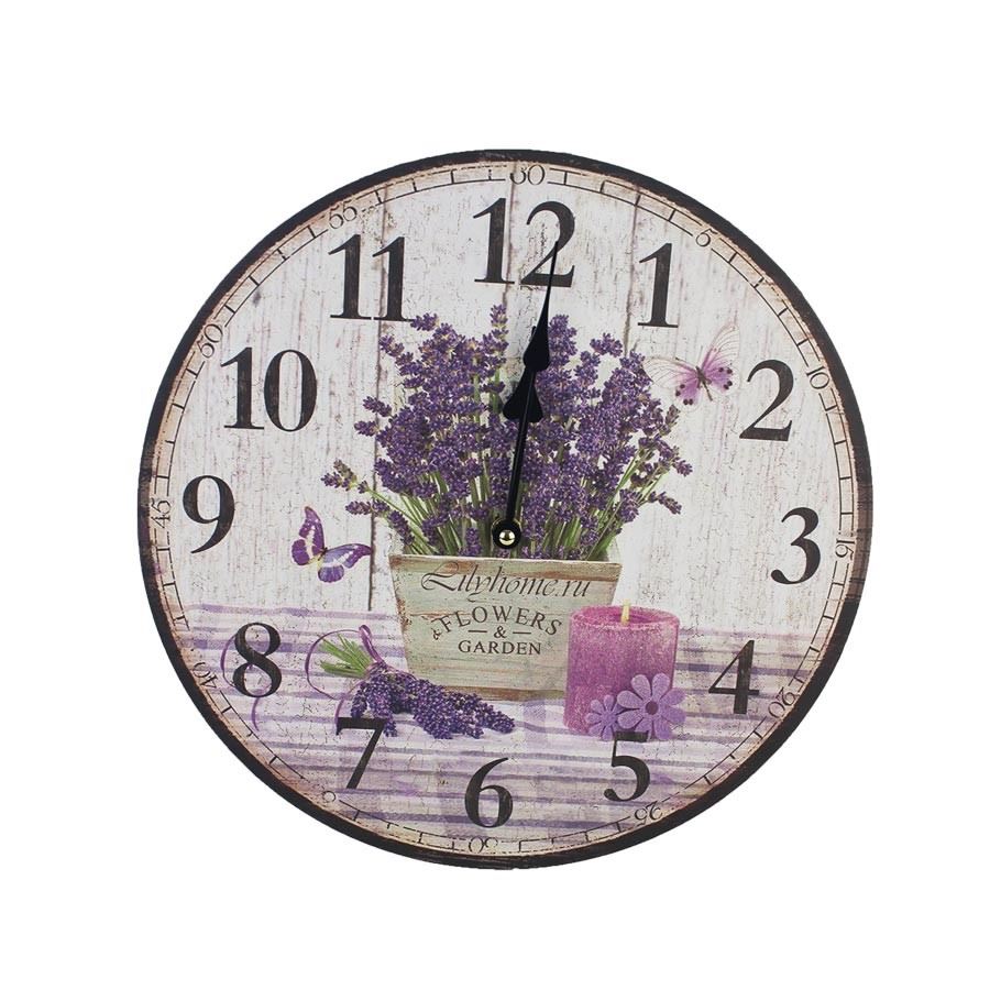 Hodiny pr. 34 cm LEVANDULE 355205