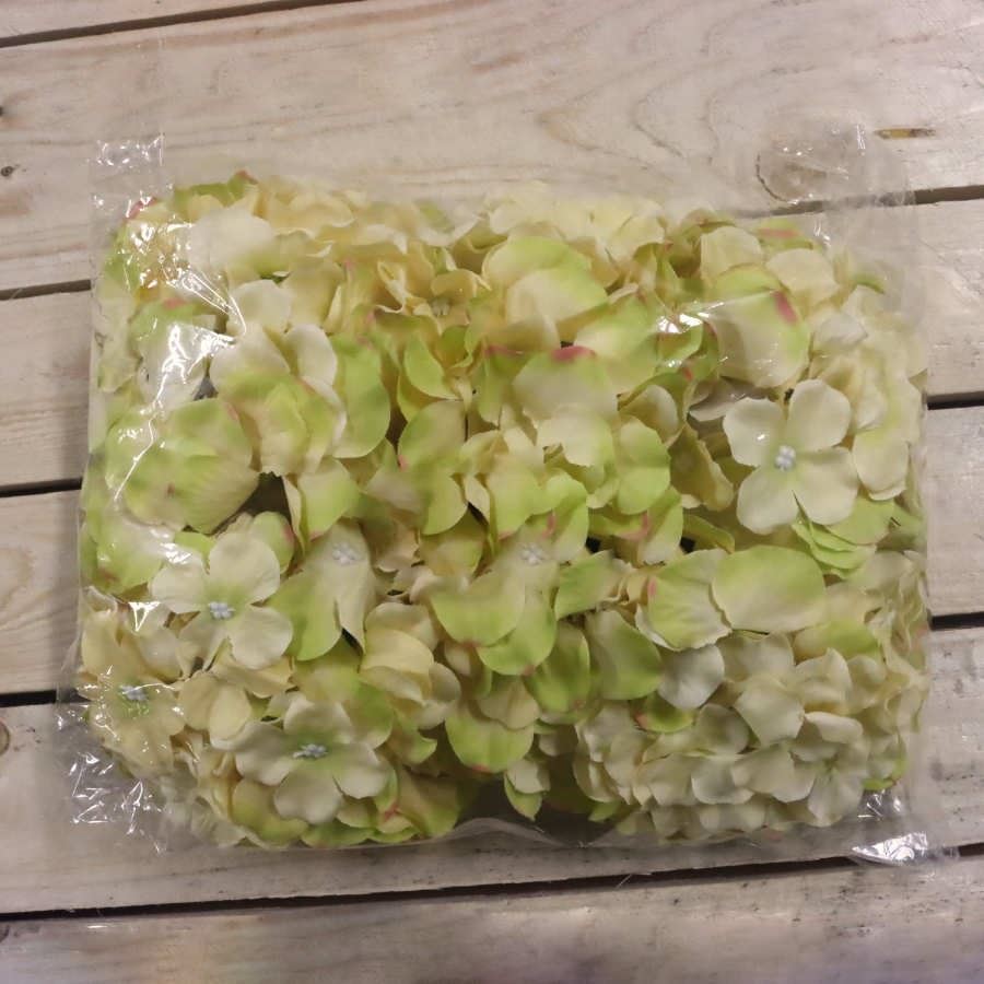 Květ hortenzie světle zelená, 6 ks 371194-15