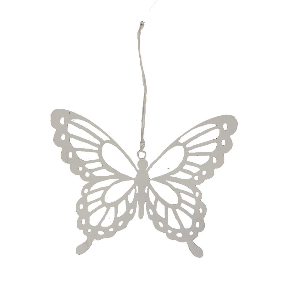 Závěsný motýl bílý K1445-01