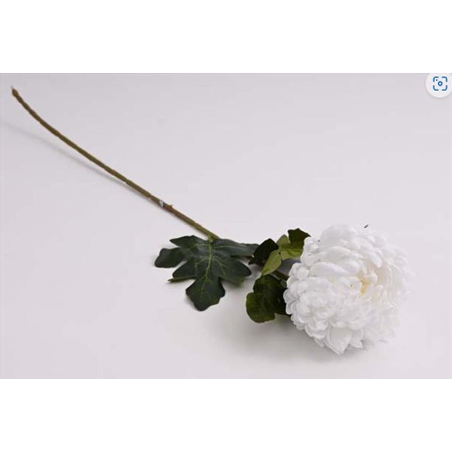 Chryzantéma 74 cm, bilá 371357