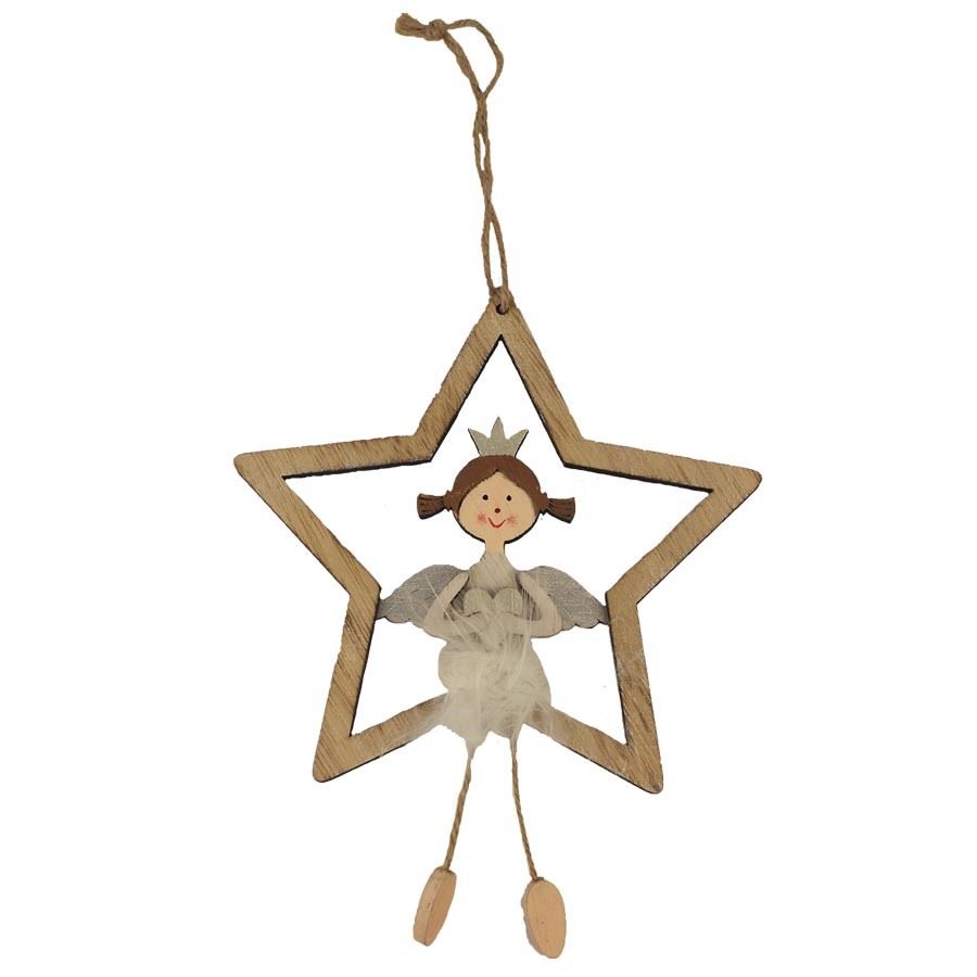Vánoční dekorace hvězda D3161