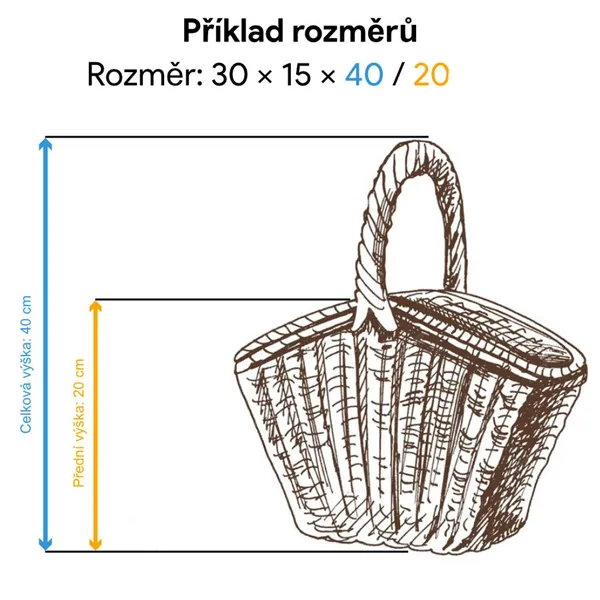 košíček dětský vyšší bolerko 053002