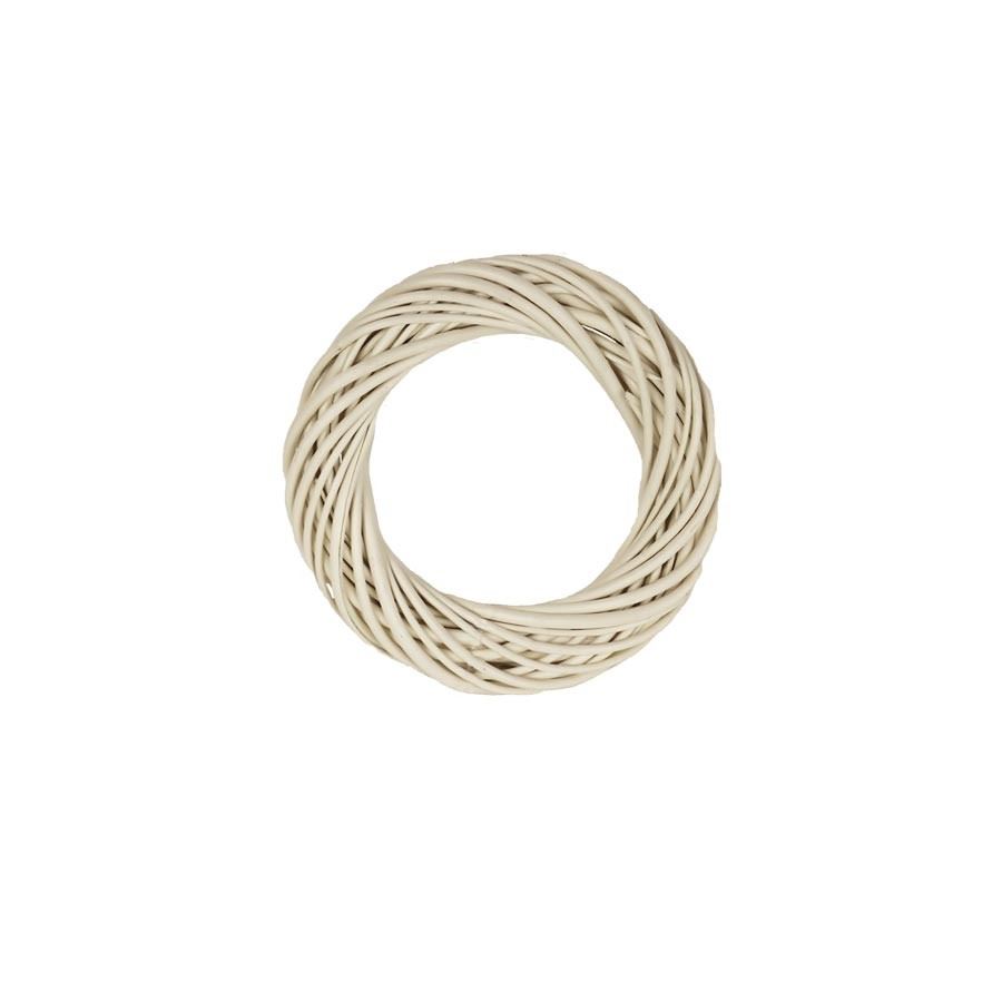Věnec z běleného proutí 15 cm 08000/15B