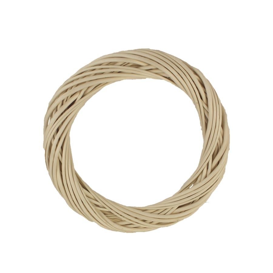 Věnec z běleného proutí 30 cm 08000/30B