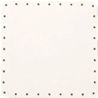 sololak bílý čtver.15x15cm s otvory 22B1515C