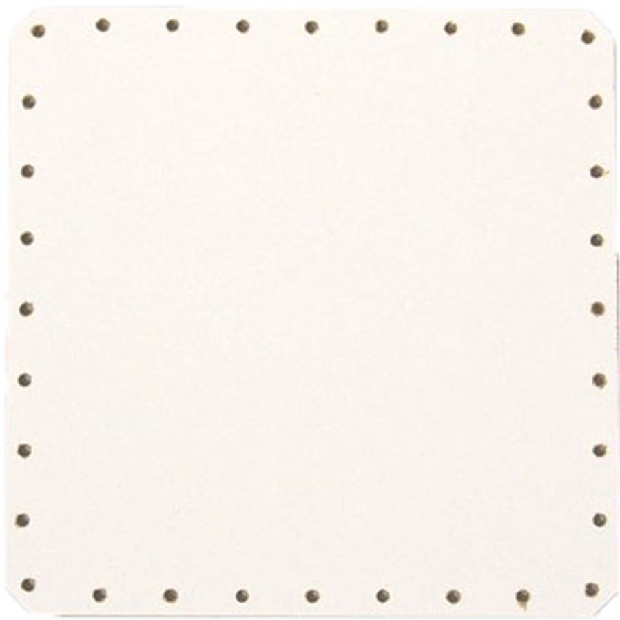 sololak bílý čtver.15x15cm s otvory 22B1515C