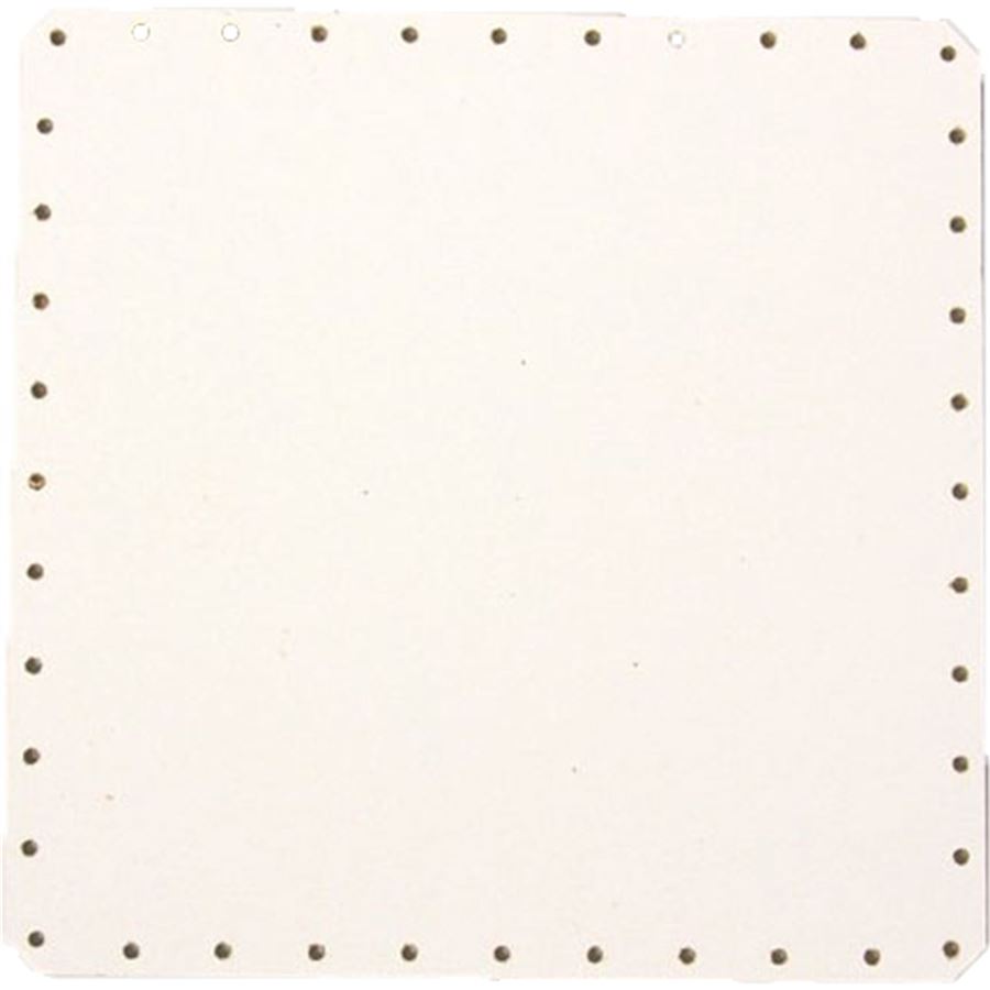 sololak bílý čtver.19x19cm s otvory 22B1919C