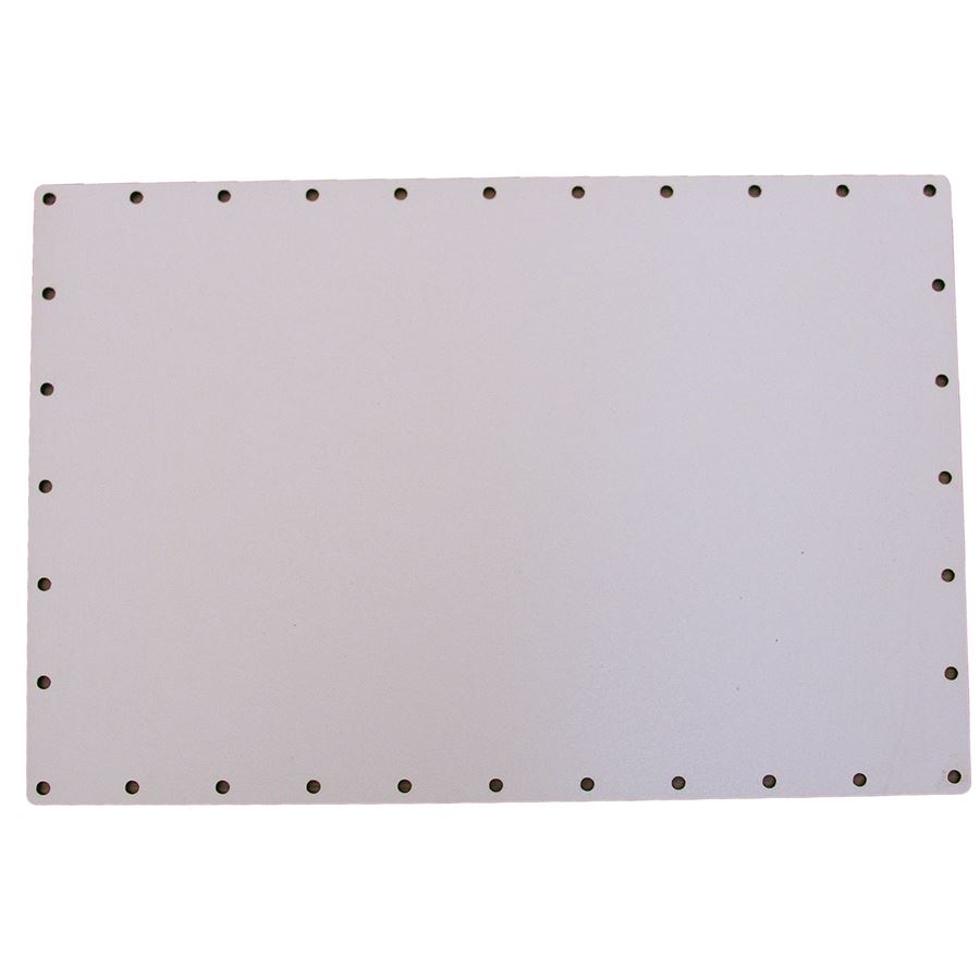 sololak bílý obdel.24x16cm s otvory 22B2416D