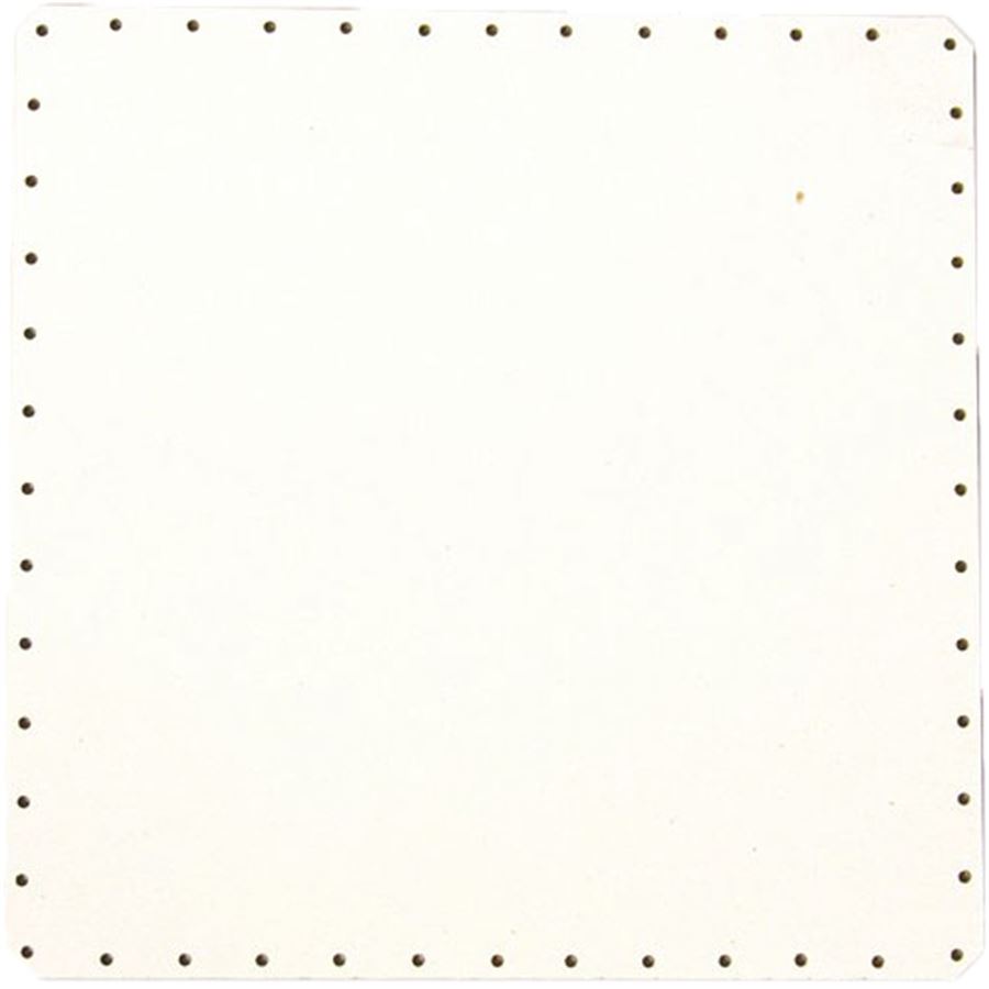 sololak bílý čtver.24x24cm s otvory 22B2424C