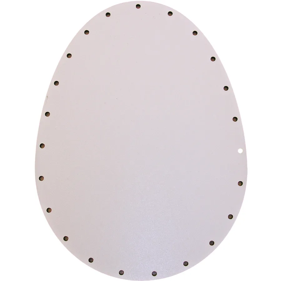 sololak bílý vejce 25X18 cm s otvory 22B2518J