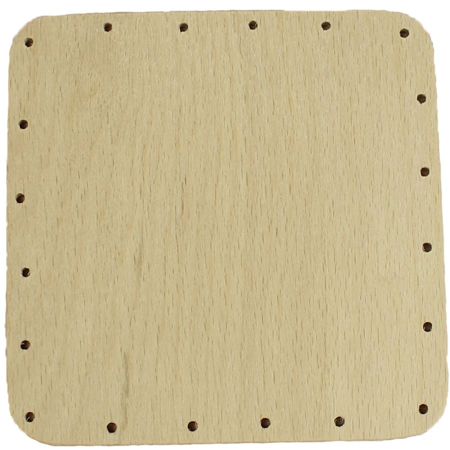 překližka tl.4 mm, čtverec 12x12 cm s otvory 22P1212C