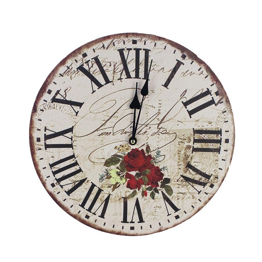 Hodiny pr. 34cm - RŮŽE 355219