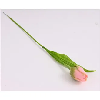 Umělý tulipán růžovozelený 371309-05