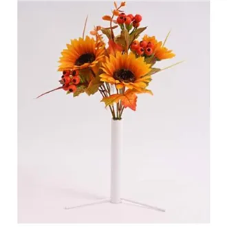 Kytice slunečnice, bobule 30 cm, oranžová 371359