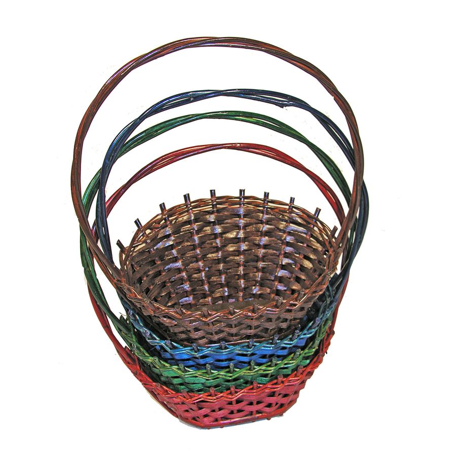 koš dárkový,barevný 71798/28