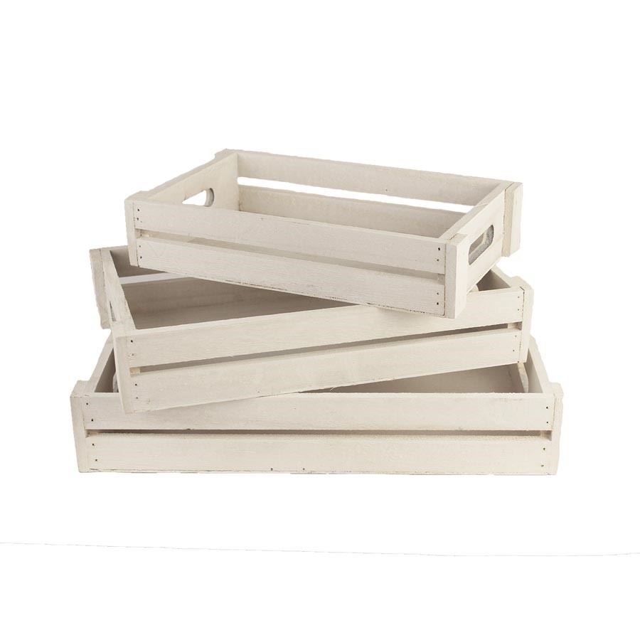 Podnos dřevěný sada 3 ks D0158-01