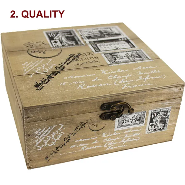 Dřevěná krabička D0268 2. jakost